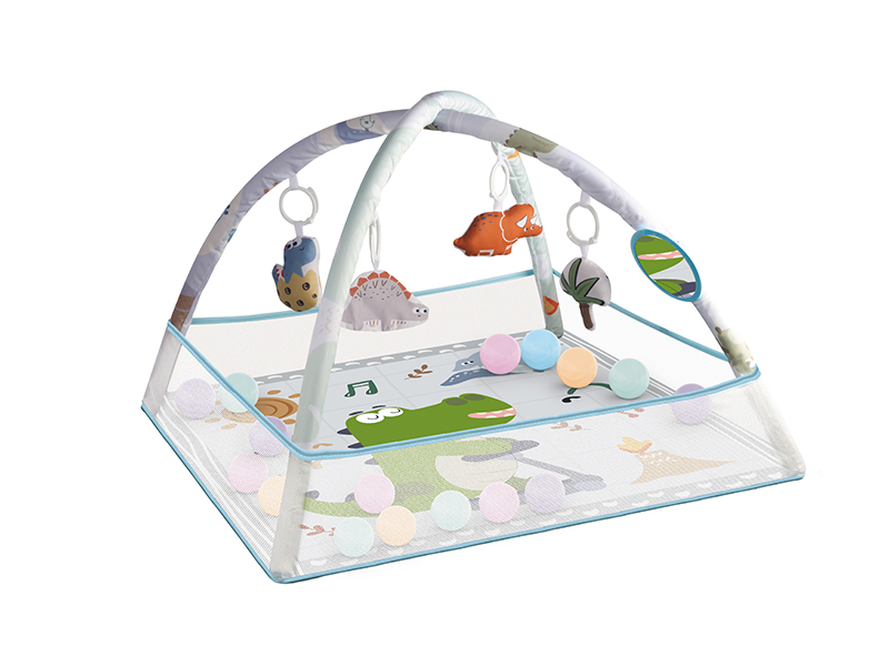 Baby Fitness Blanket - Cute Dinosaur(With 18 Ocean Balls)