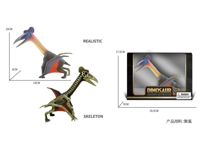 Semi-Skeleton - Pterosaur Simulation Dinosaur Toy