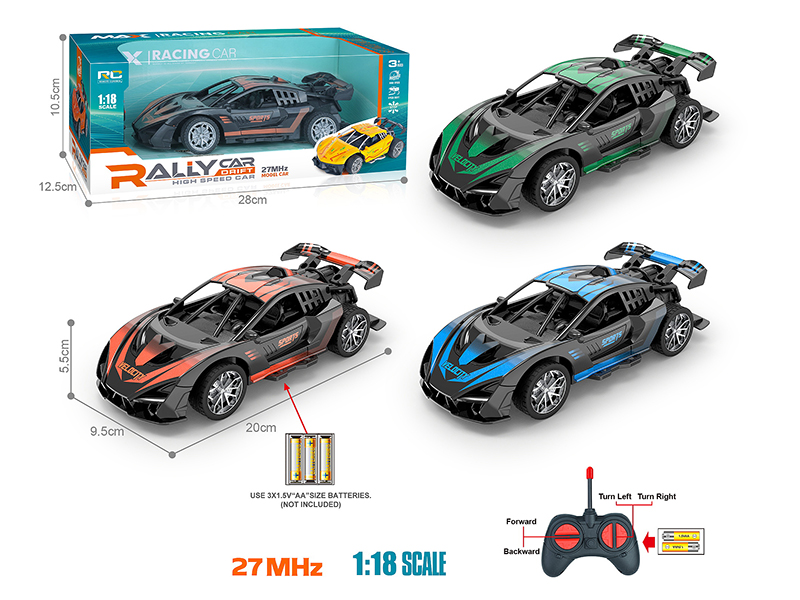 27MHz 1:18 Lamborghini 4-Channel Remote Control Car(Not Included Batteries)