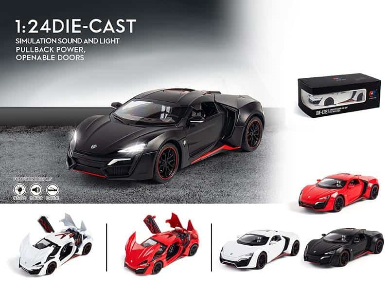 1:24 Lykan Alloy Car Model