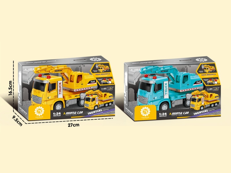 Inertial C Car Acousto-Optic Digging Locomotive