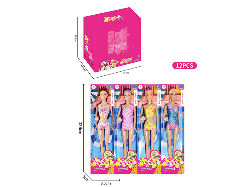 11.5" Swimwear Doll Series 12pcs