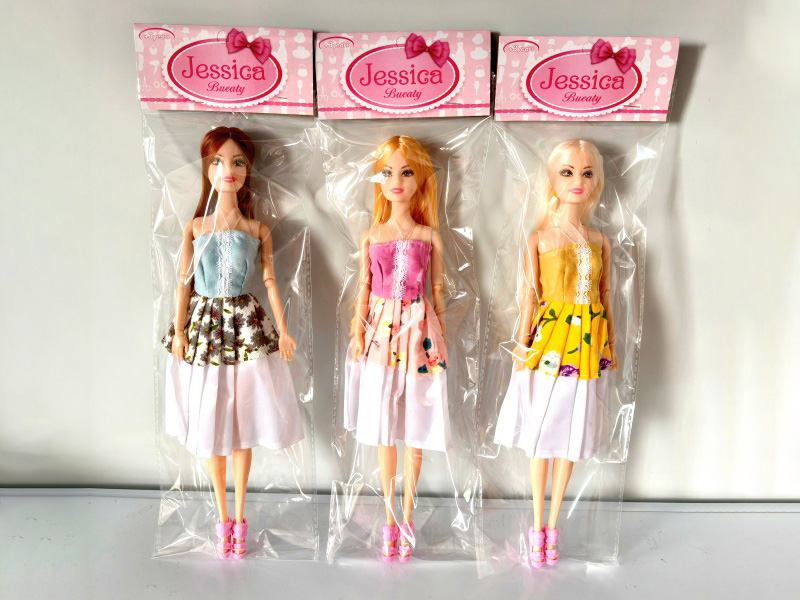 11-Inch 9-Joint Big-Foot Barbie Doll