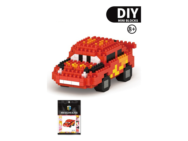 Lightning Mcqueen Block Car Series 275PCS