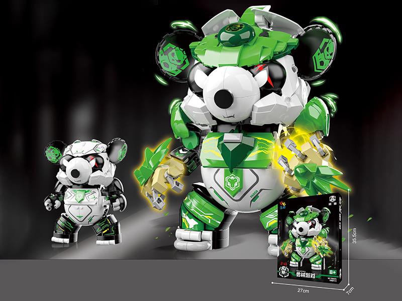 Super Panda Mech Building Blocks 696pcs