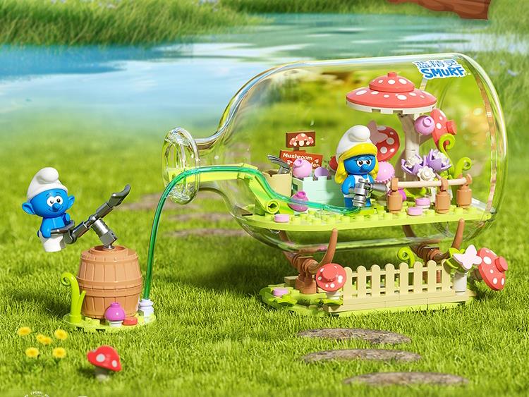 Building Block: Smurfs - Mushroom Cultivation Garden