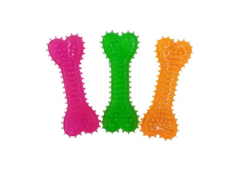 Transparent Little Heart-Shaped Bone Pet Toy