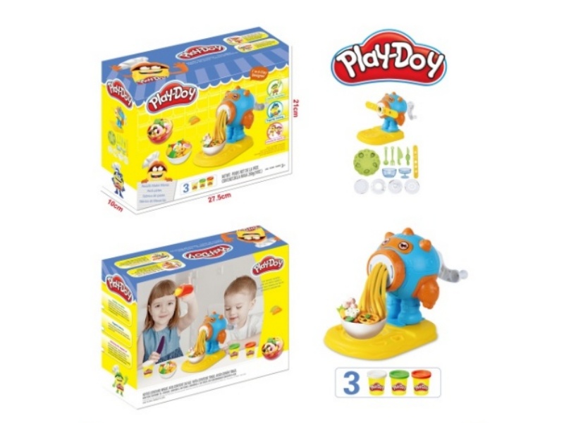 Colorful Clay Mecha Noodle Machine Set