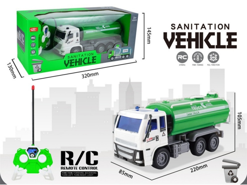 4-Channel RC Garbage Truck