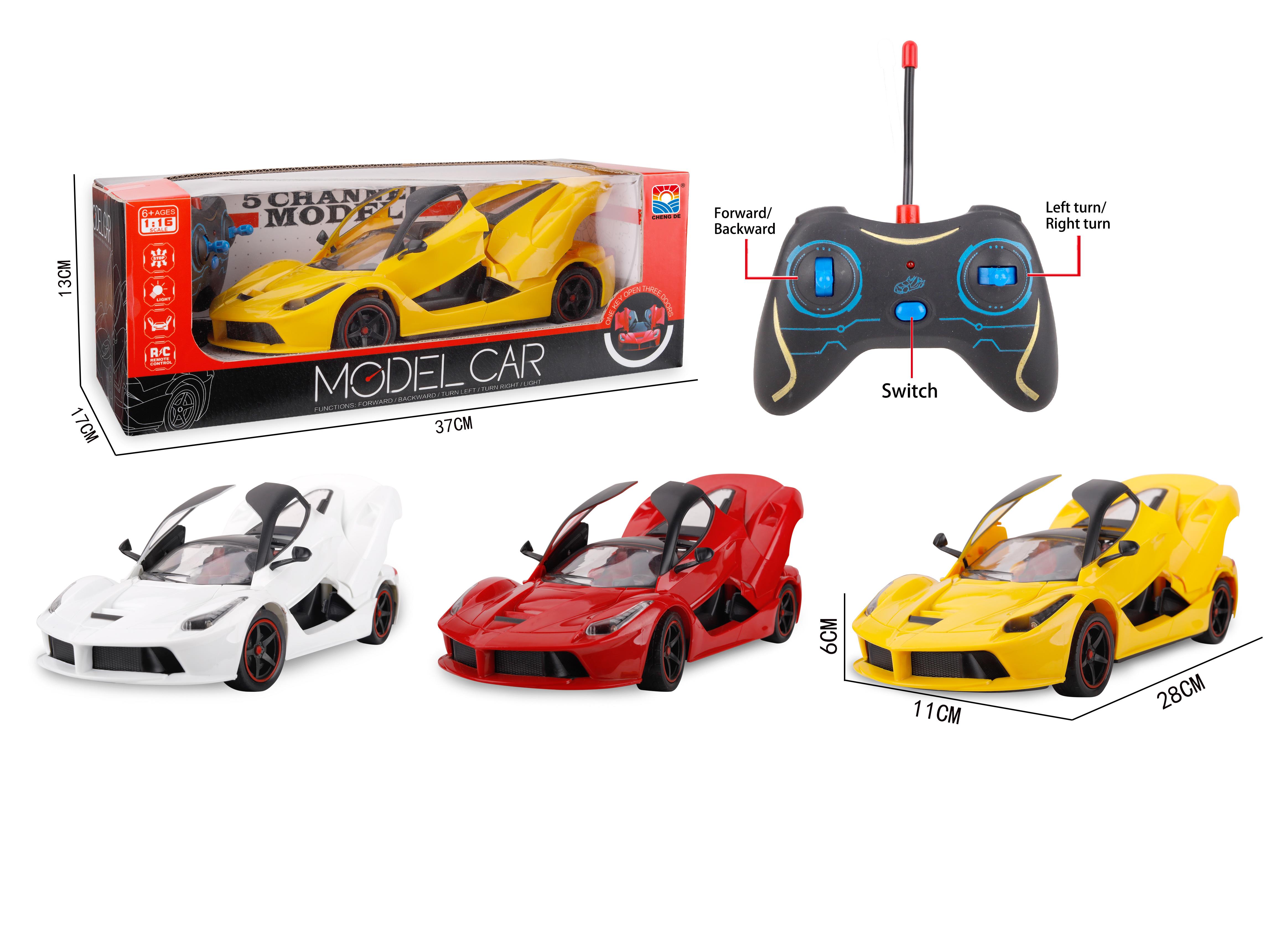 1:16 Ferrari Three-Door Remote Control Car