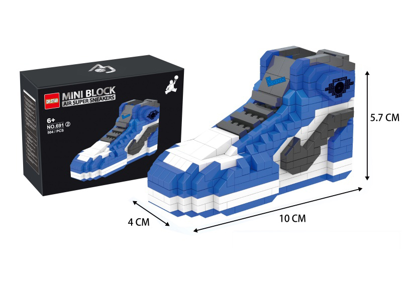Mini Building Blocks Air Super Sneakers 504pcs