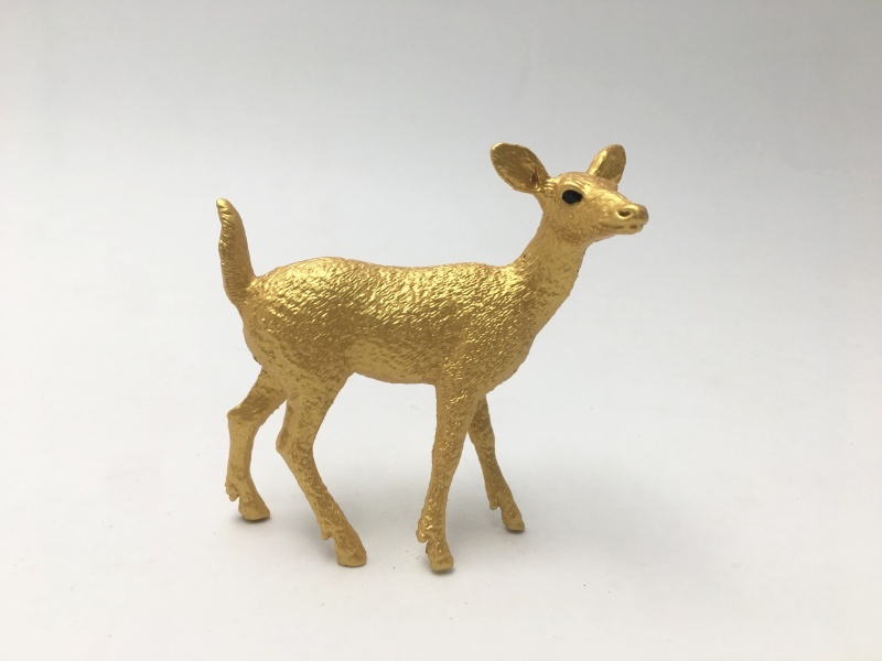 Golden Female White-Tailed Deer (Coarse Face)