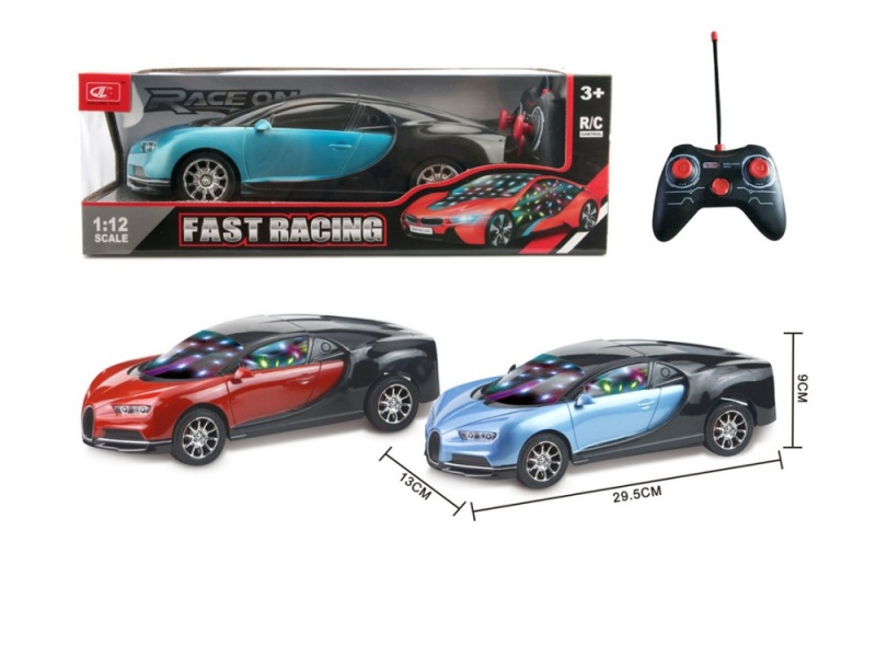 4-Channel RC  Bugatti With 3D Light
