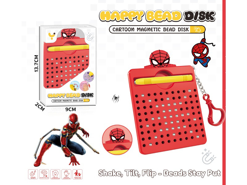 Magnetism Brushwork Drawing Board/With Buckle (Spider-Man) (99 Beads