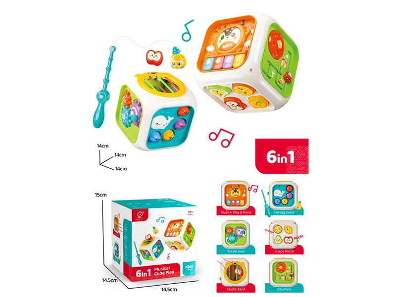 6 In 1 Musical Cube
