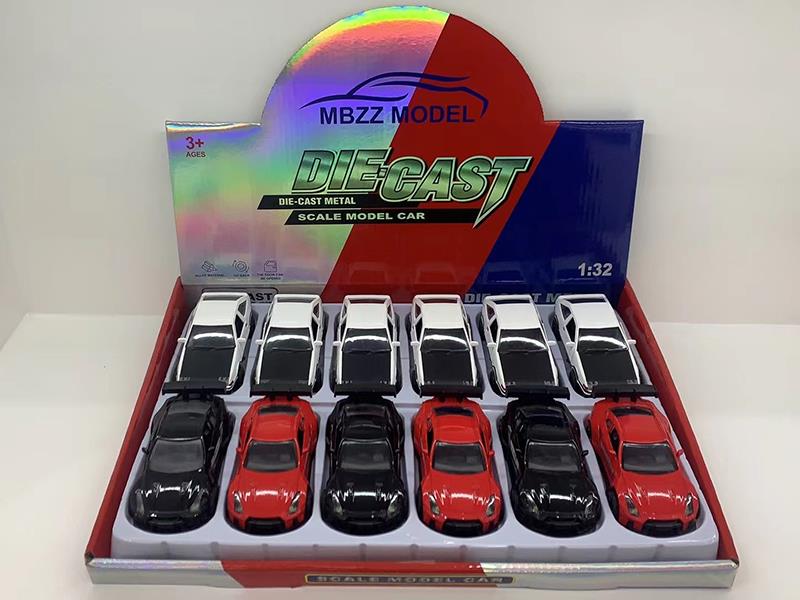 1:32  GTR/AE86 Alloy Pull Back Cars 12pcs