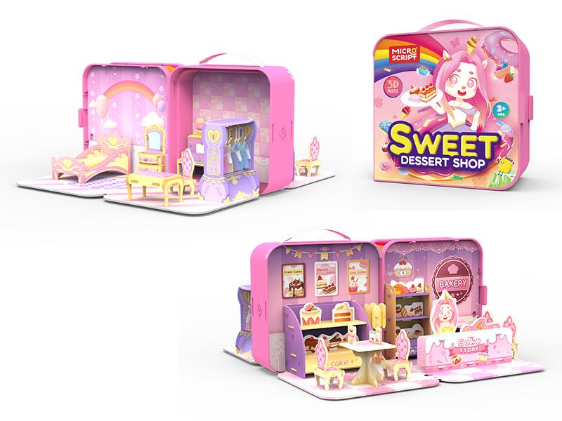 Sweet Dessert Shop Series DIY 3D Puzzle