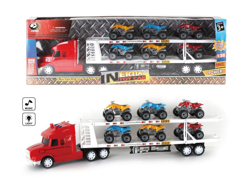 Friction Semi Truck(With Lights And Music)