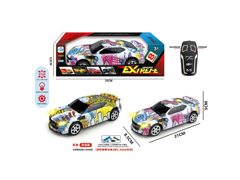 Two-Way Small Wasp Remote Control Car With Light