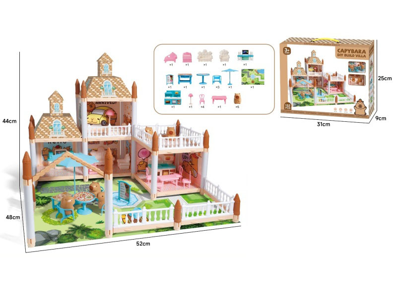 Diy House House Villa Kapibabala Theme 5-Bedroom
