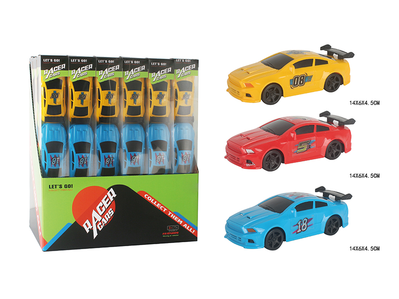 Free Wheel Racing Car Set 3pcs