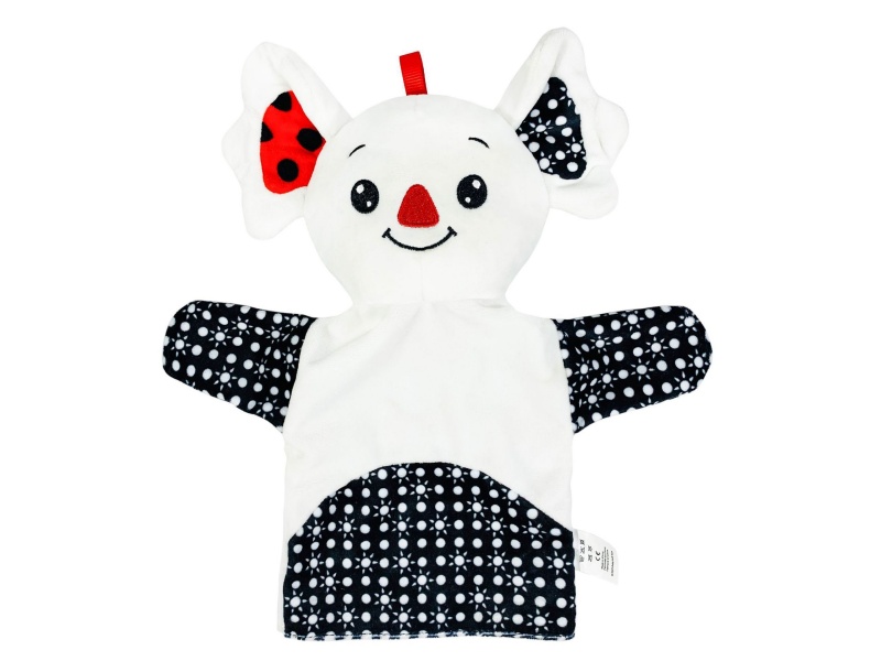 White Koala Baby Soothing Plush Hand Doll