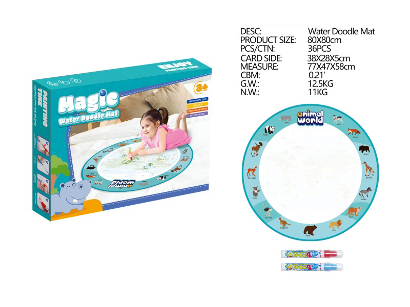 Animals World Theme Magic Water Doodle Mat