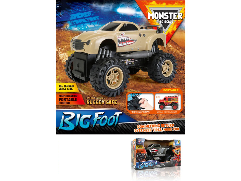 1:10 Fire Wheel Military Inertial Vehicle