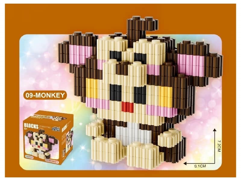 Zodiac - Monkey Building Blocks 346Pcs