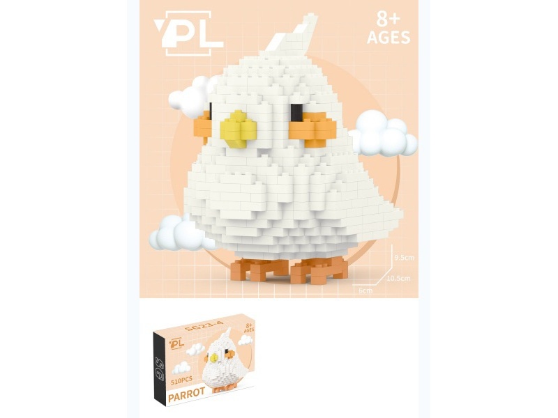 White Parrot Building Blocks 510Pcs