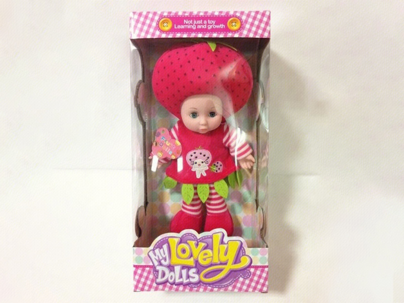 Little Strawberry Fruit Doll