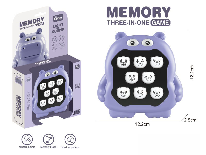 8-Key Bear Memory Game Console - Rhino