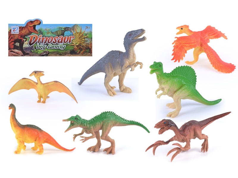 Solid Simulated Dinosaur 7Pcs