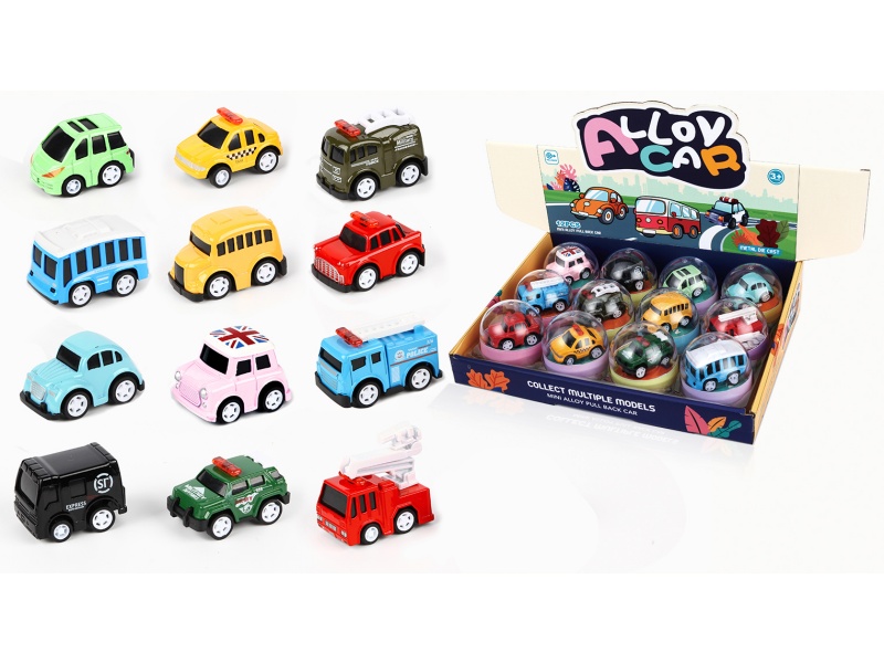 Twist Egg Display Box 12 Alloy Cars