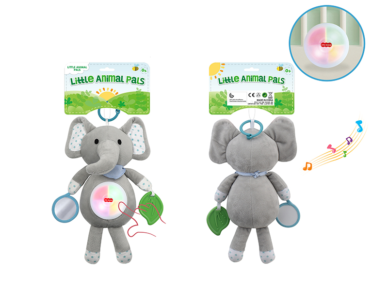 Plush Soothes Elephants With Lights And Music