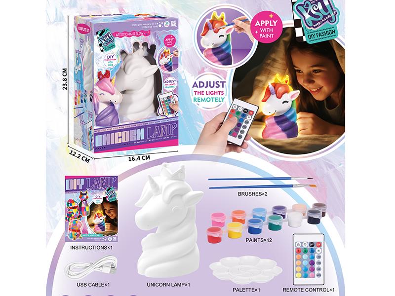 Unicorn Painting Night Light
