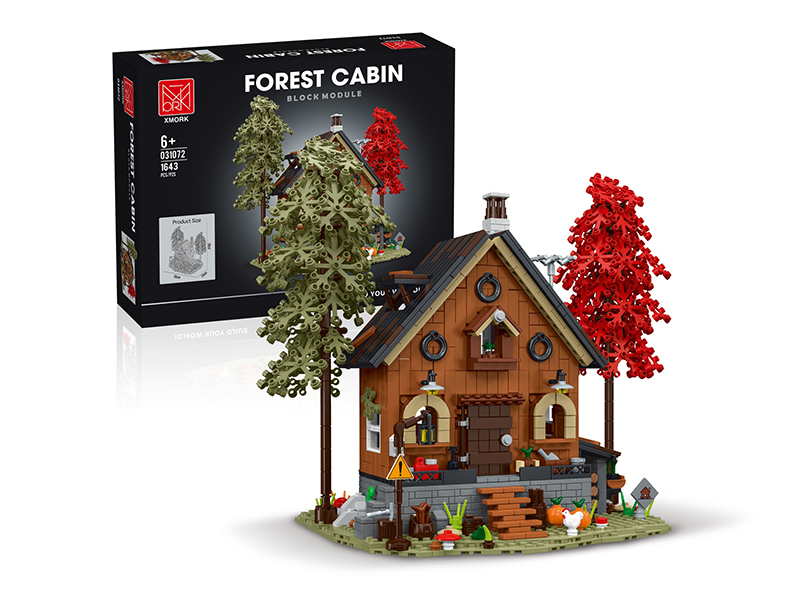 Forest Cabin(With Lights) Building Blocks 1643pcs