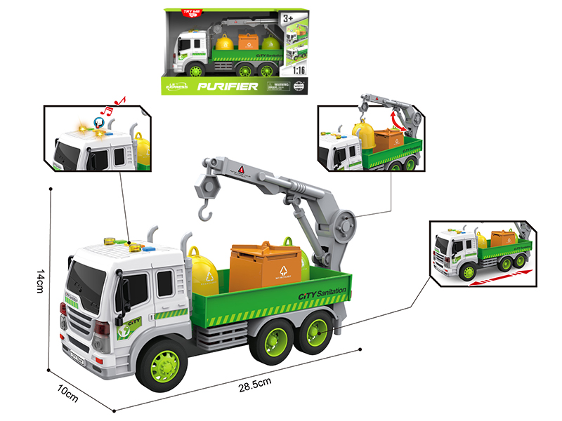 1:16 Friction Engineering Truck(Four Keys,Light And Music)